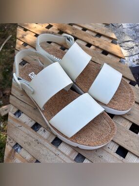 Camper Oruga cork and Leather Sandsls